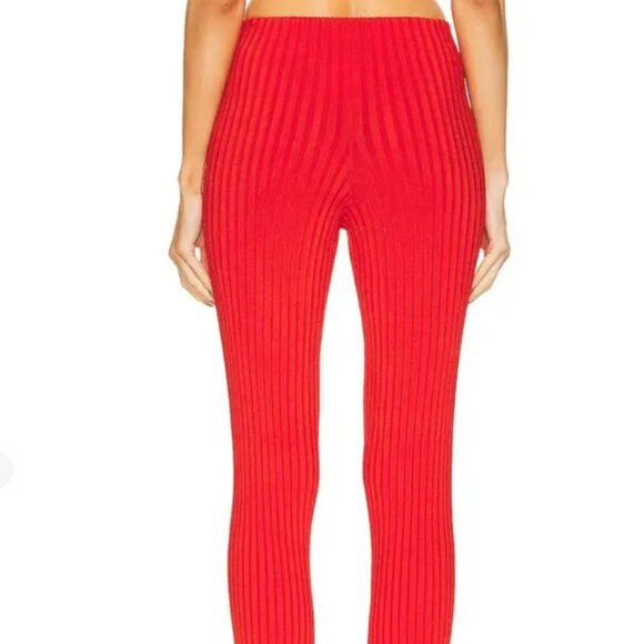 NWT Galvan Rhea Pant in Red/Coral - Picture 2 of 6